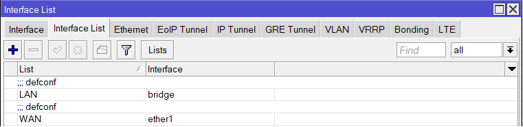 mikrotik loopback interface